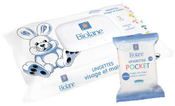 Biolane Lingettes visage et mains (x 64)