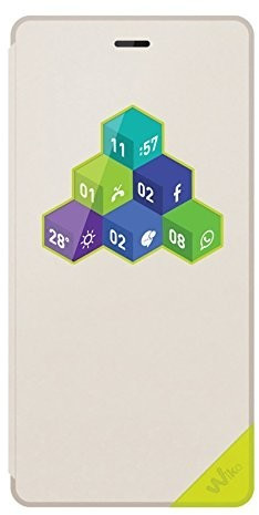 Wiko Étui Smart Folio Wicube (Robby) blanc