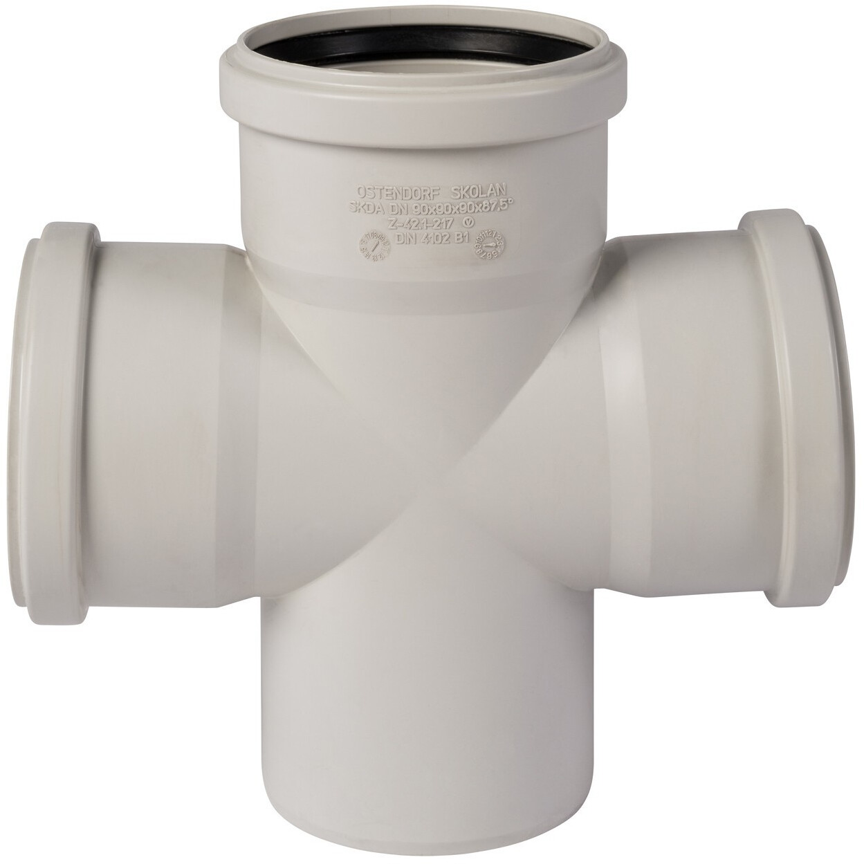 Ostendorf Sewage Pipe Branch Skolan dB DN 90/90/90 87° (190465)