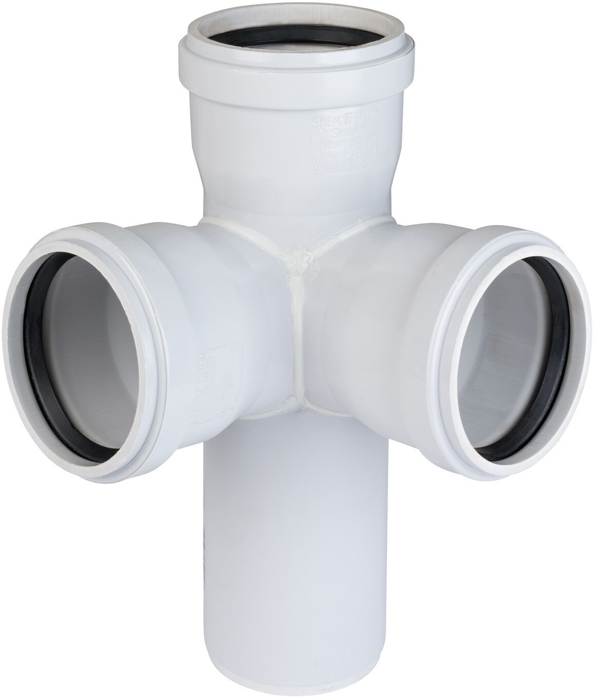 Ostendorf Sewage Pipe Branch Skolan dB DN 90/90/90 87° (265877)
