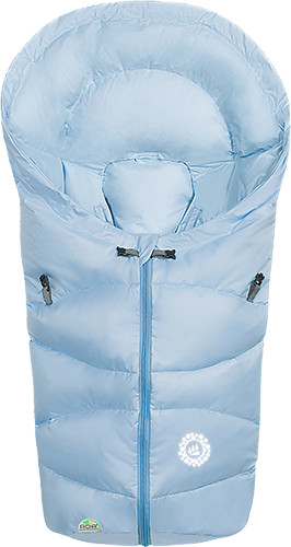 Odenwälder BabyNest Dauni uni light blue (11376)