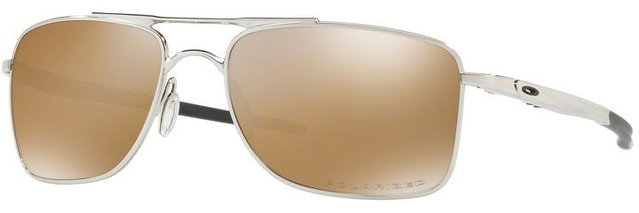 Oakley Gauge 8 Large OO4124-0562 (polished chrome/tungsten iridium polarized)