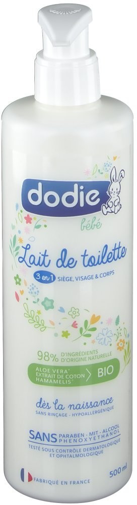 Dodie Lait de toilette 3 en 1 (500 ml)