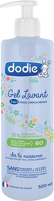 Dodie Gel lavant 3 en 1 (500 ml)