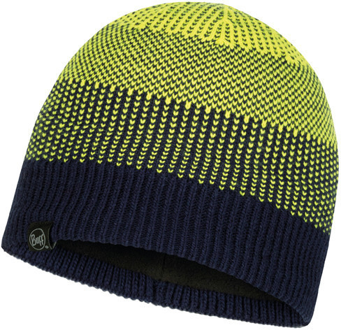 Buff Knitted & Band Polar Fleece Hat Klaes night blue