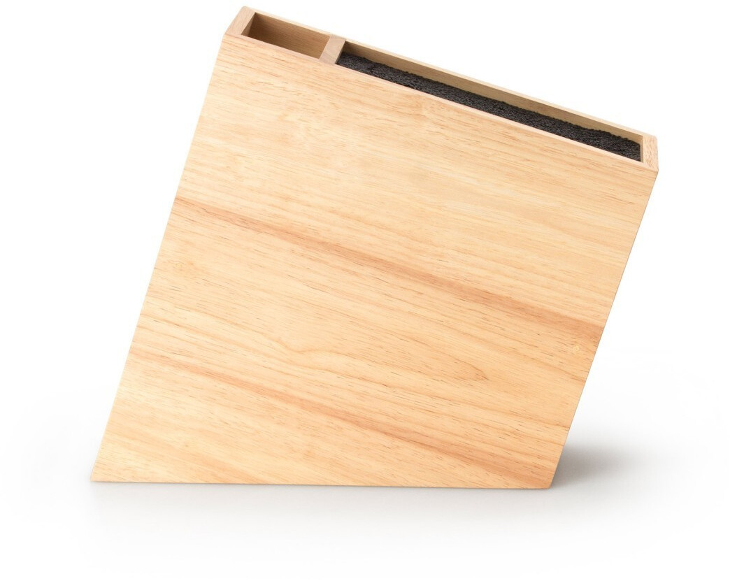 Continenta Knife block made of rubber tree wood (3317)