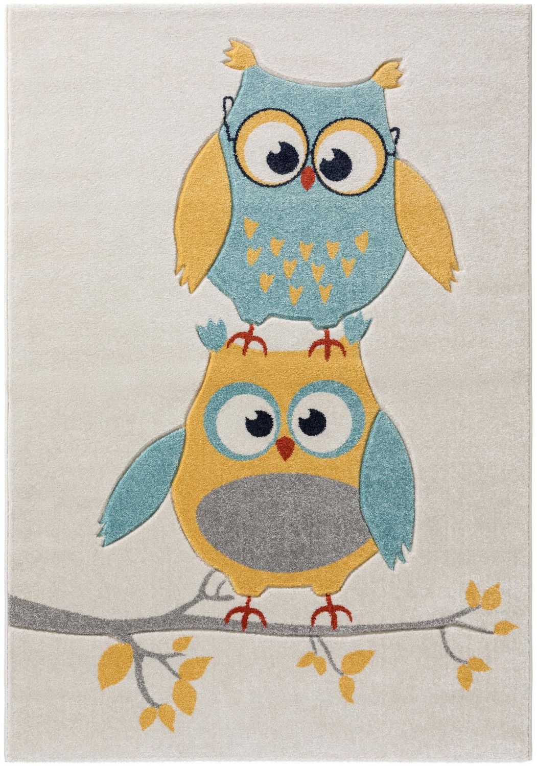 Benuta Freche Eule Blue 120x170 cm