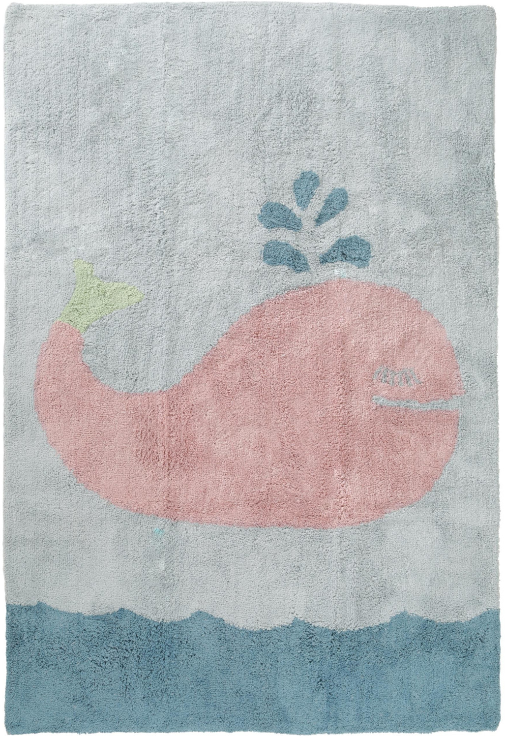 Benuta Bambini Whale Blue 120x180 cm
