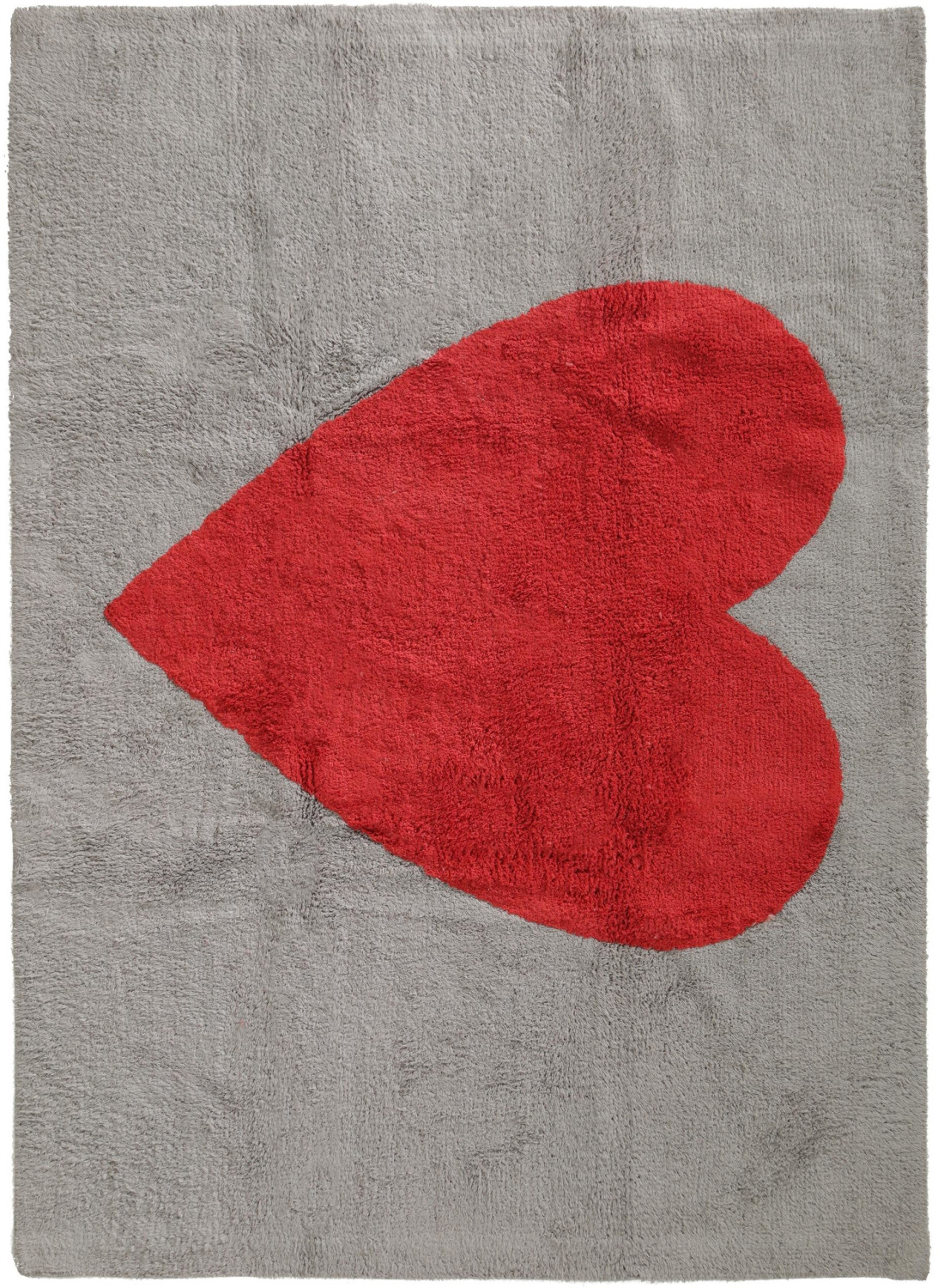 Benuta Bambini Heart Grey 120x160 cm