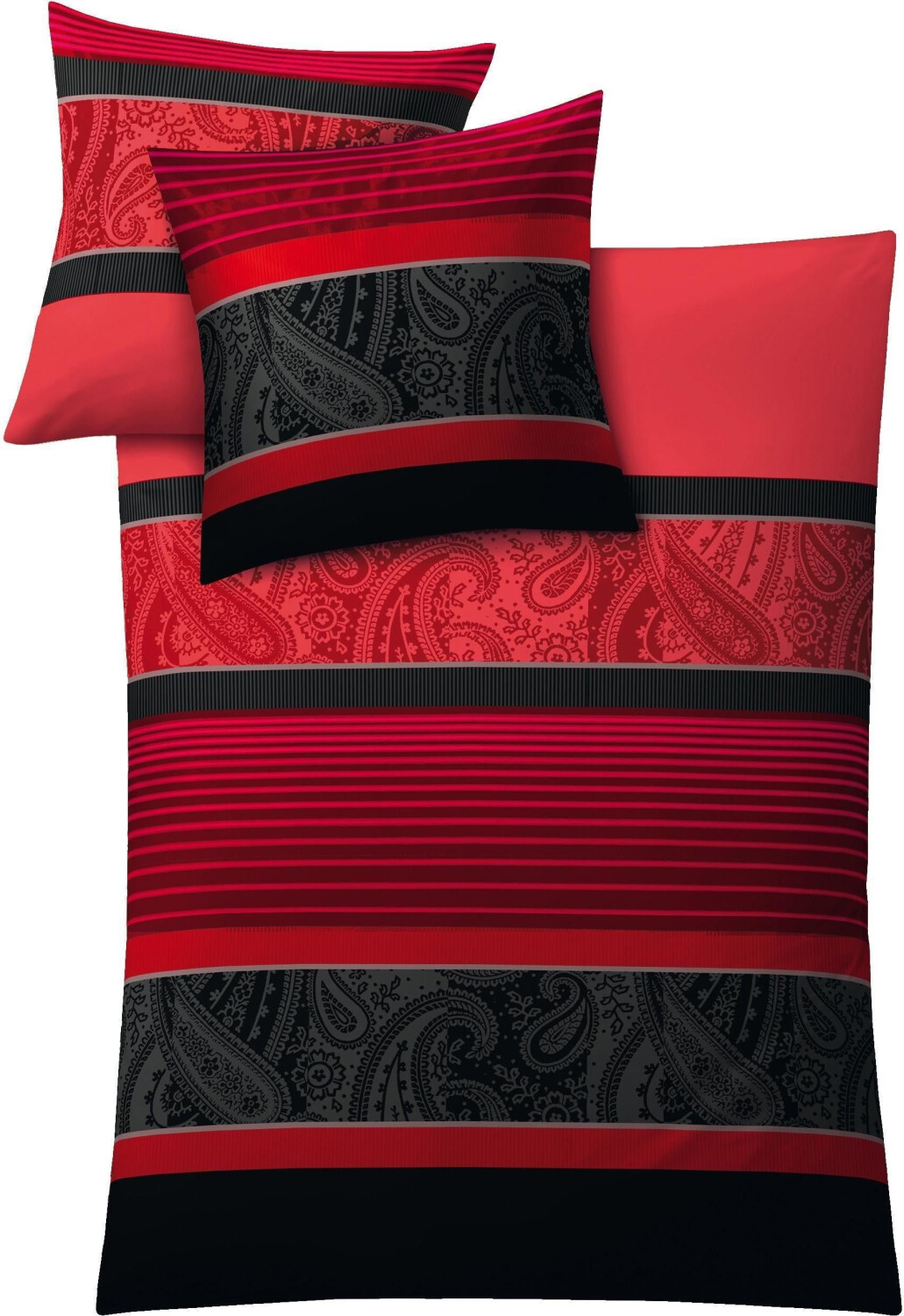 Kleine Wolke Cambridge 80x80+135x200cm red