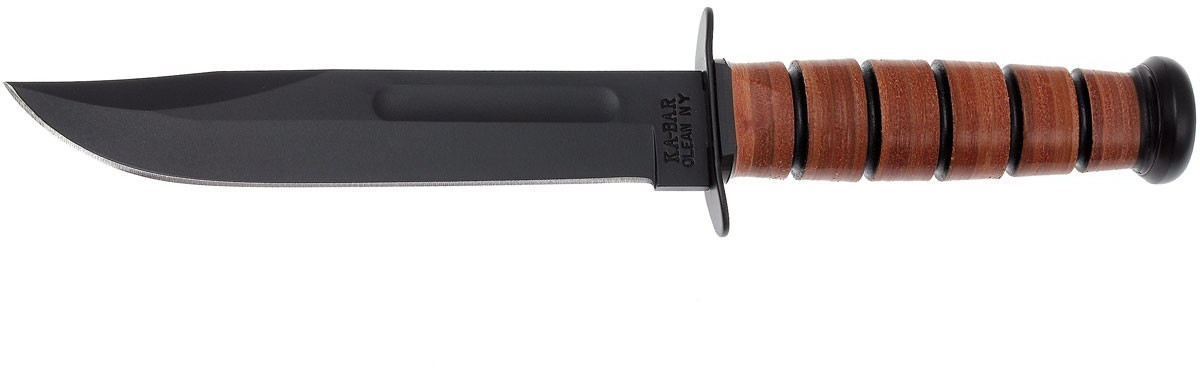 KA-BAR USMC Fighting Knife (1217, plain edge)