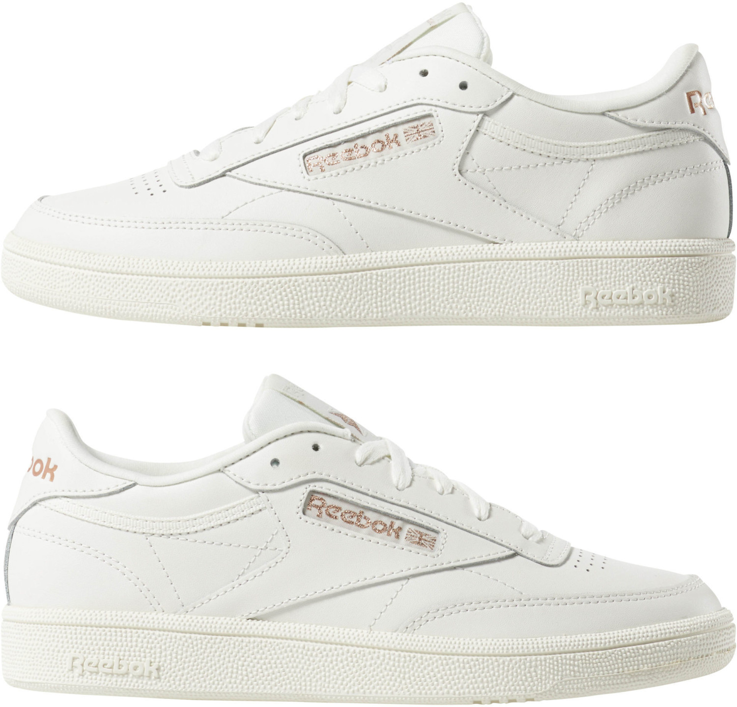 Reebok Club C 85 Women chalk/rose gold/paper white au meilleur prix sur idealo.fr