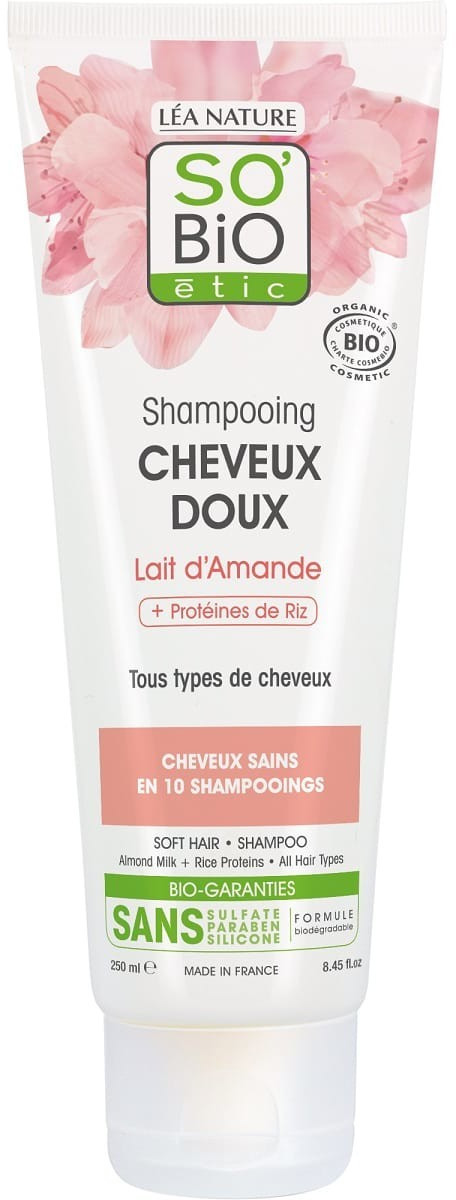 So'bio étic Shampooing cheveux doux lait d'amande (250 ml)