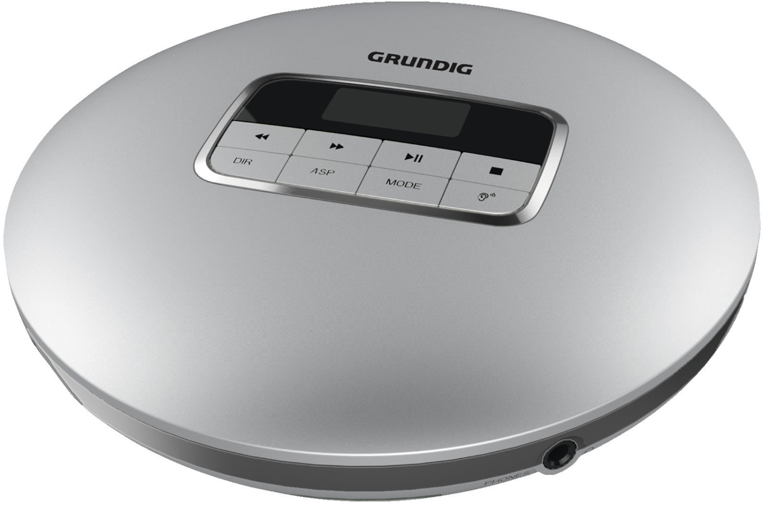 Lecteurs de CD Grundig GCDP 8000 Portable CD Player Argent 12 h, MP3,WMA, 20-20000 Hz, Portable CD Player, Argent, Blanc, 40 s Blanc