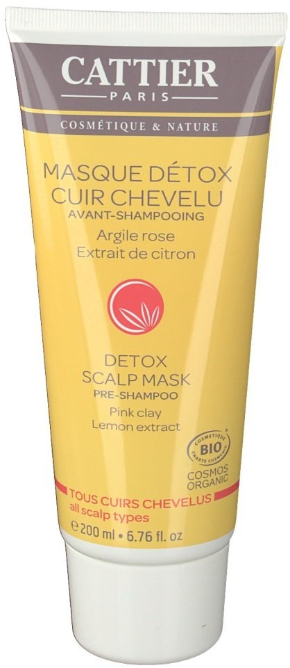 Cattier Masque détox cuir chevelu (200 ml)