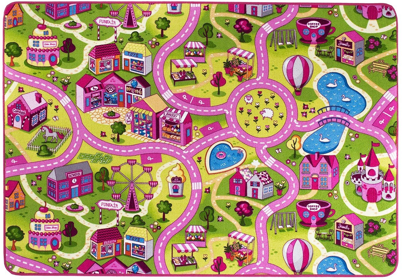 Andiamo Sweet Village multi 200x300cm