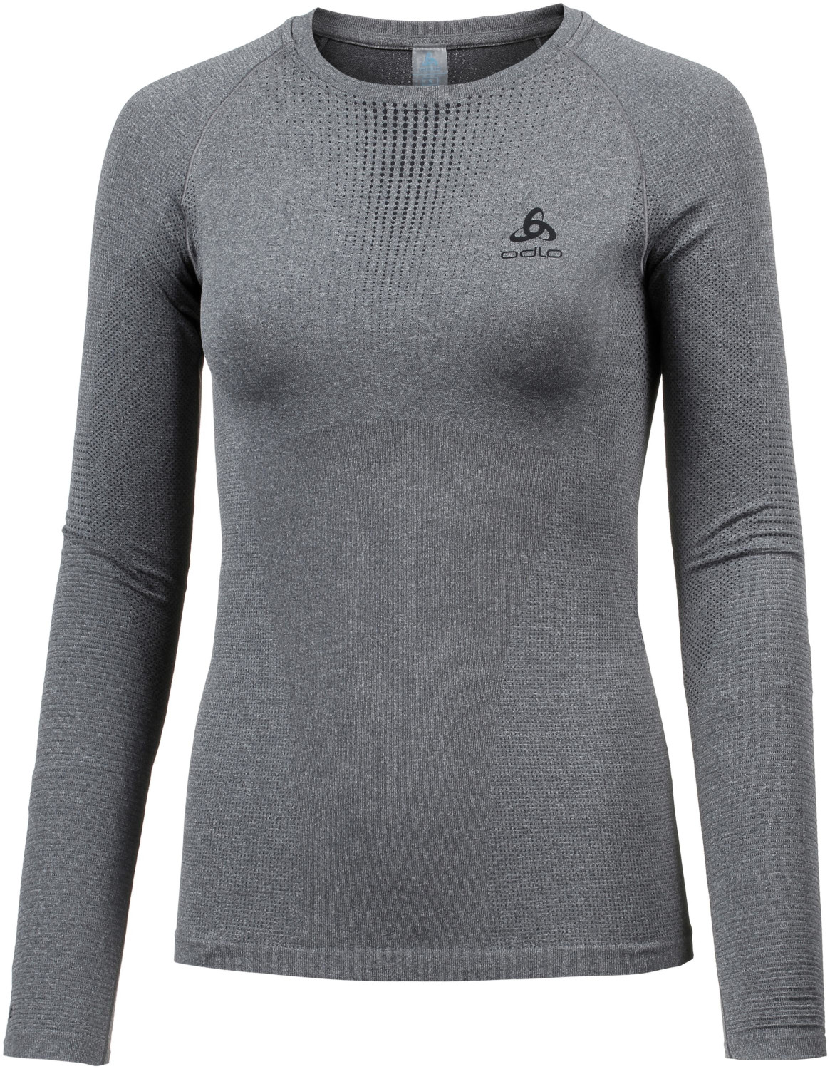 Odlo SUW Top Performance Warm LS Crew Neck Women grey melange/black