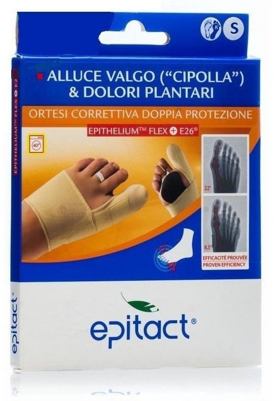 Epitact Hallux Valgus Corrective Ortheses Double Protection Right S