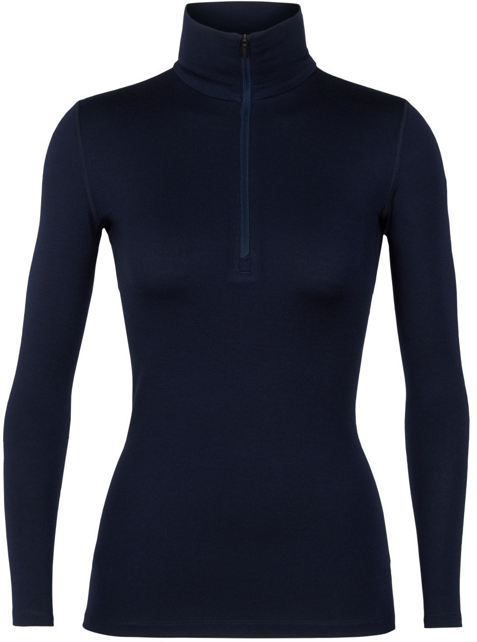 Icebreaker 260 Tech long sleeve half zip Women Midnight Navy