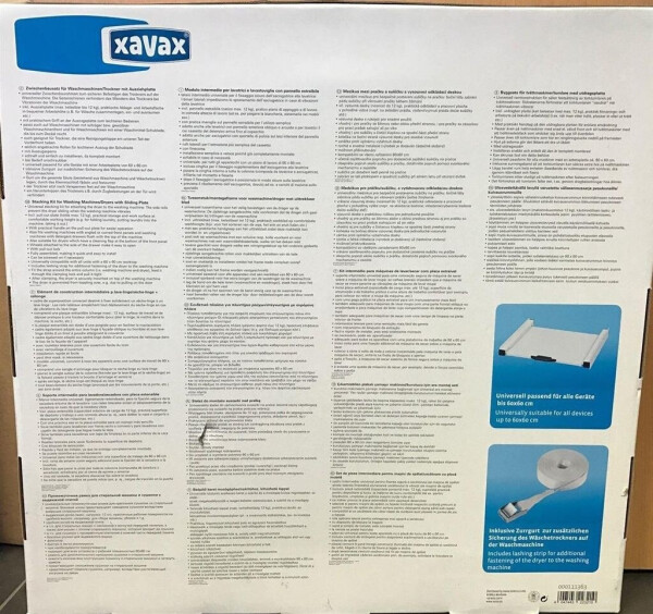Xavax Zwischenbausatz (Verbindungsrahmen für Waschmaschinen weiß, Bild 14