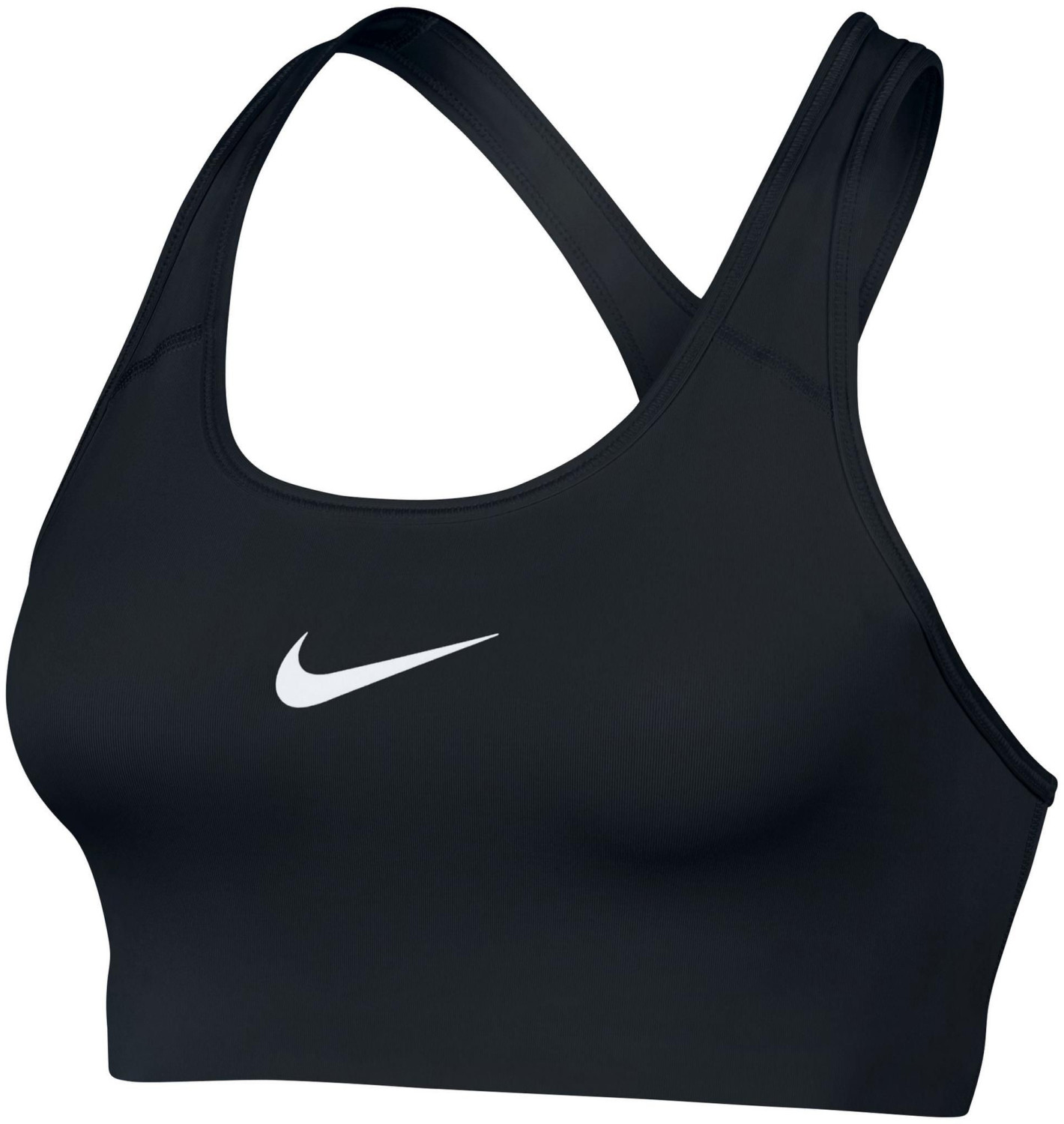Buy Nike Swoosh Medium-Support Sports Bra black/white from £28.00 ...