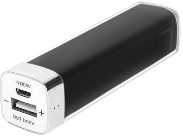 Urban Factory Batterie de secours Lipstick 3000 mAh noir