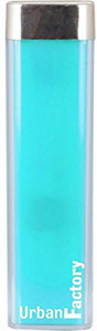 Urban Factory Batterie de secours Lipstick 2600 mAh bleu lagon