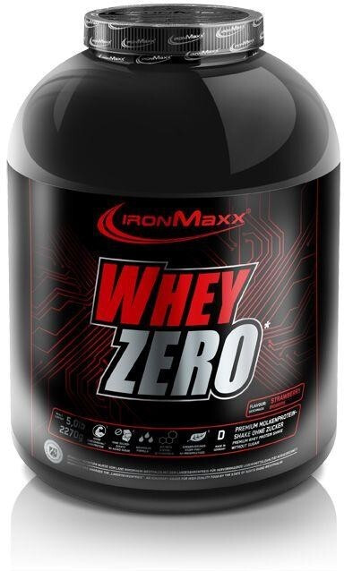 IronMaxx Whey Zero 2270g Strawberry