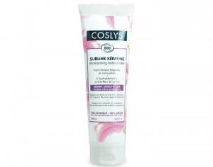 Coslys Sublime Kératine -Shampoing restructurant pour cheveux fragilisés et indisciplinés (250 ml)