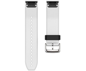 Garmin Bracelet QuickFit 22 mm silicone blanc au meilleur prix sur