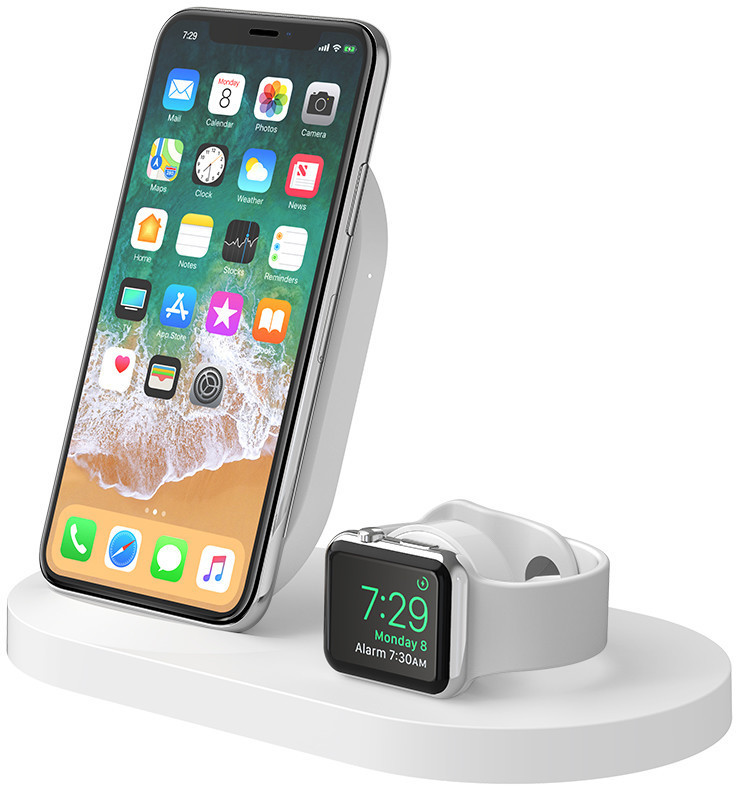 Belkin BOOST↑UP  Wireless Charging Dock (iPhone & Watch) White