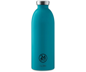 24Bottles Clima Bottle Borraccia Termica 850 Ml - Acciaio Inox, Mantiene 12h Caldo E 24h Freddo, Design Italiano, Dusty Pink