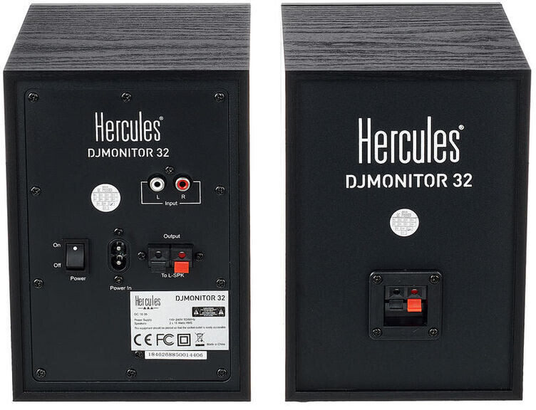 Monitores, Hercules DJMonitor 32 Negro Alámbrico 30 W