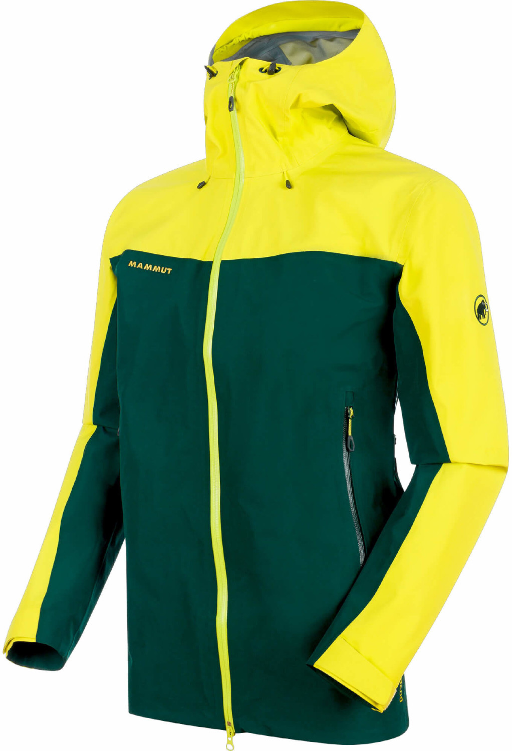Mammut Crater HS Hooded Jacket Men (1010-21751) dark teal/canary