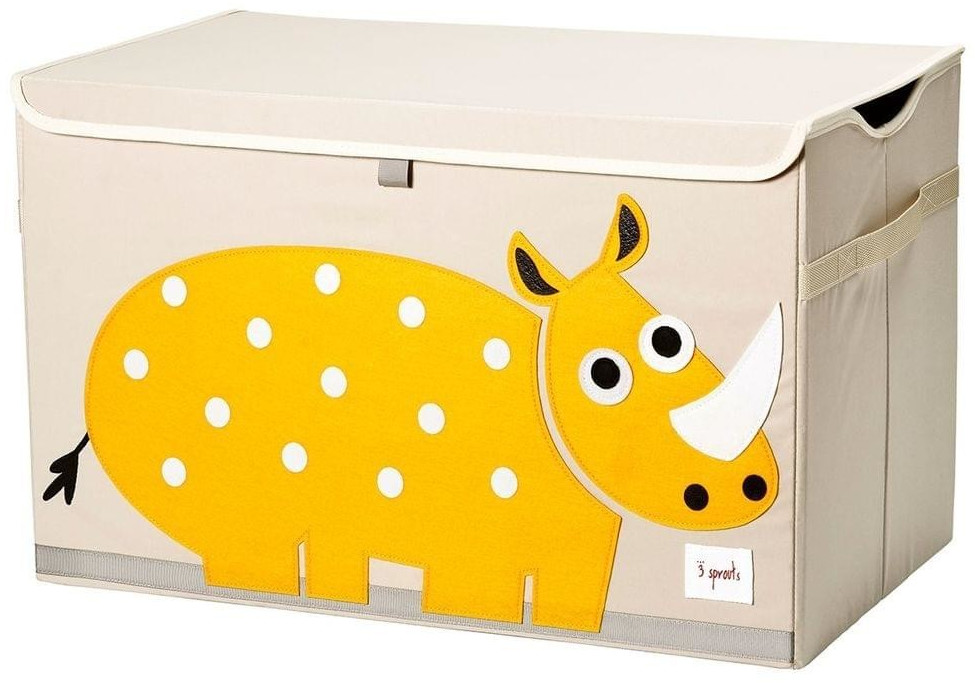 3 Sprouts Coffre à jouets rhinocéros