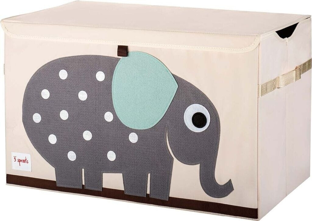 3 Sprouts Coffre à jouets éléphant