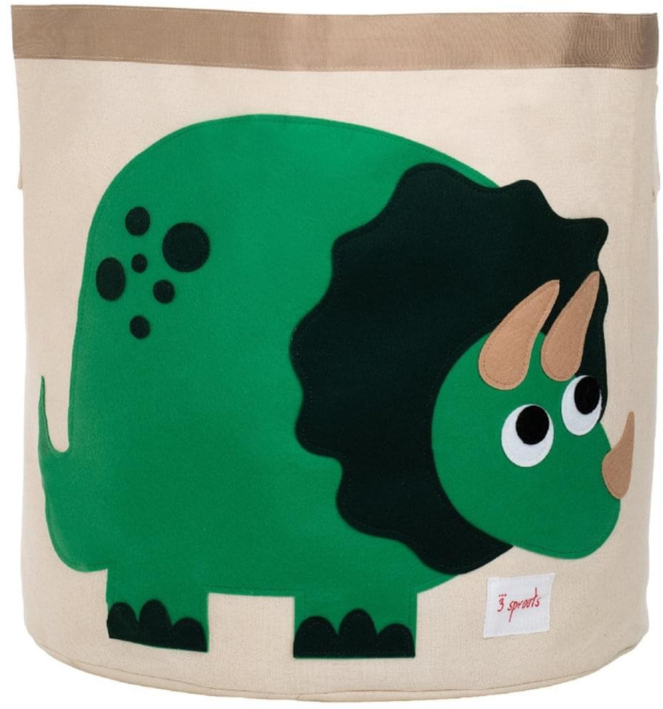 3 Sprouts Sac à jouets dinosaure