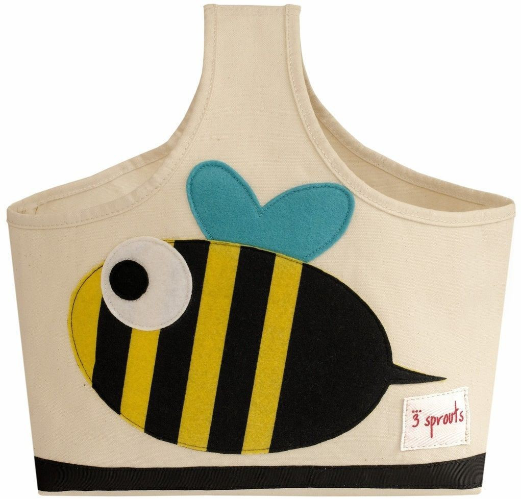3 Sprouts Panier de rangement abeille