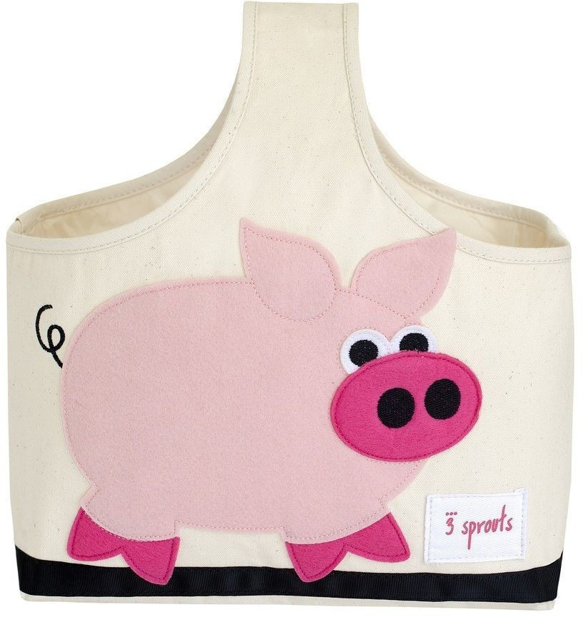 3 Sprouts Panier de rangement cochon