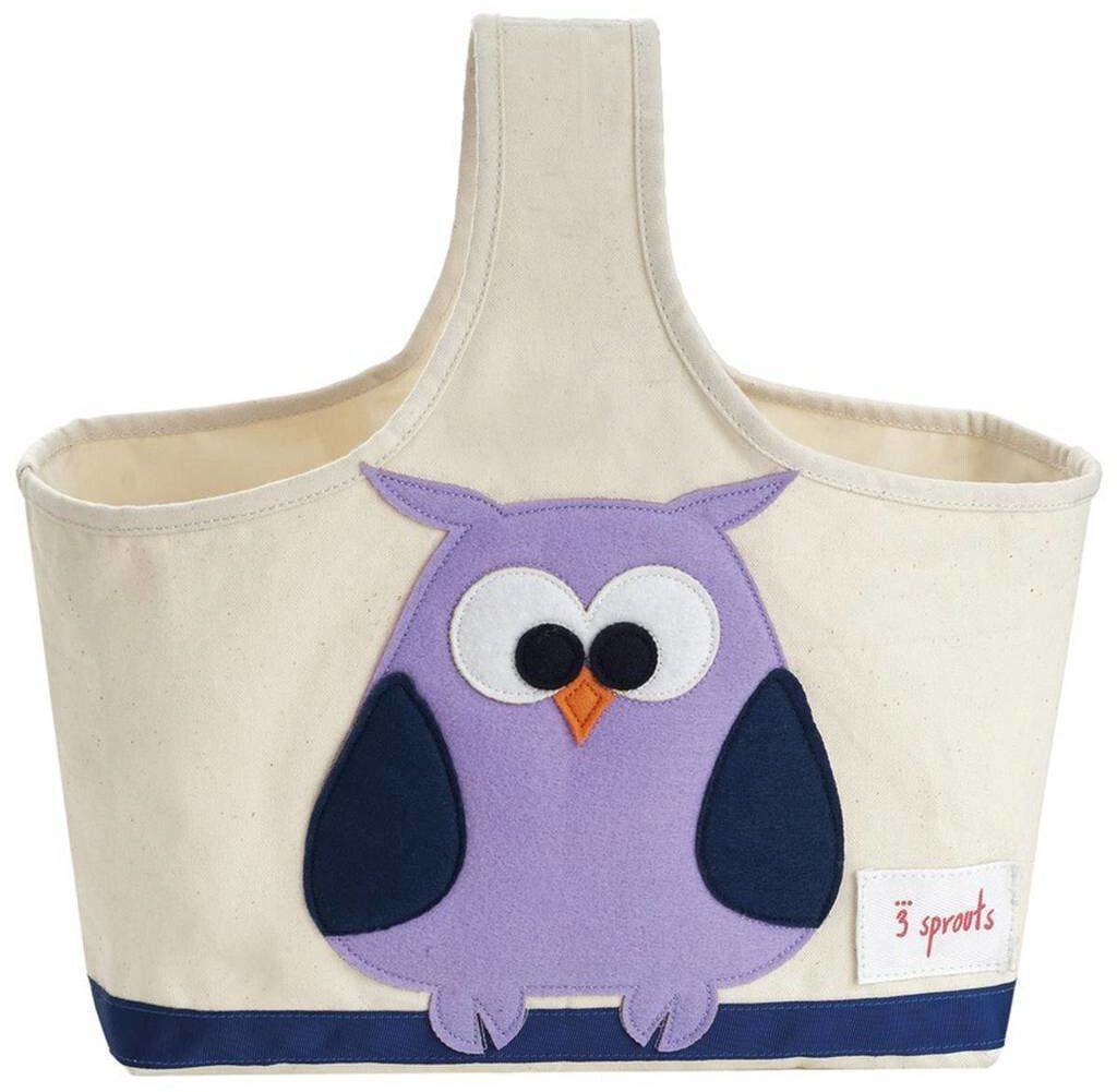 3 Sprouts Panier de rangement chouette