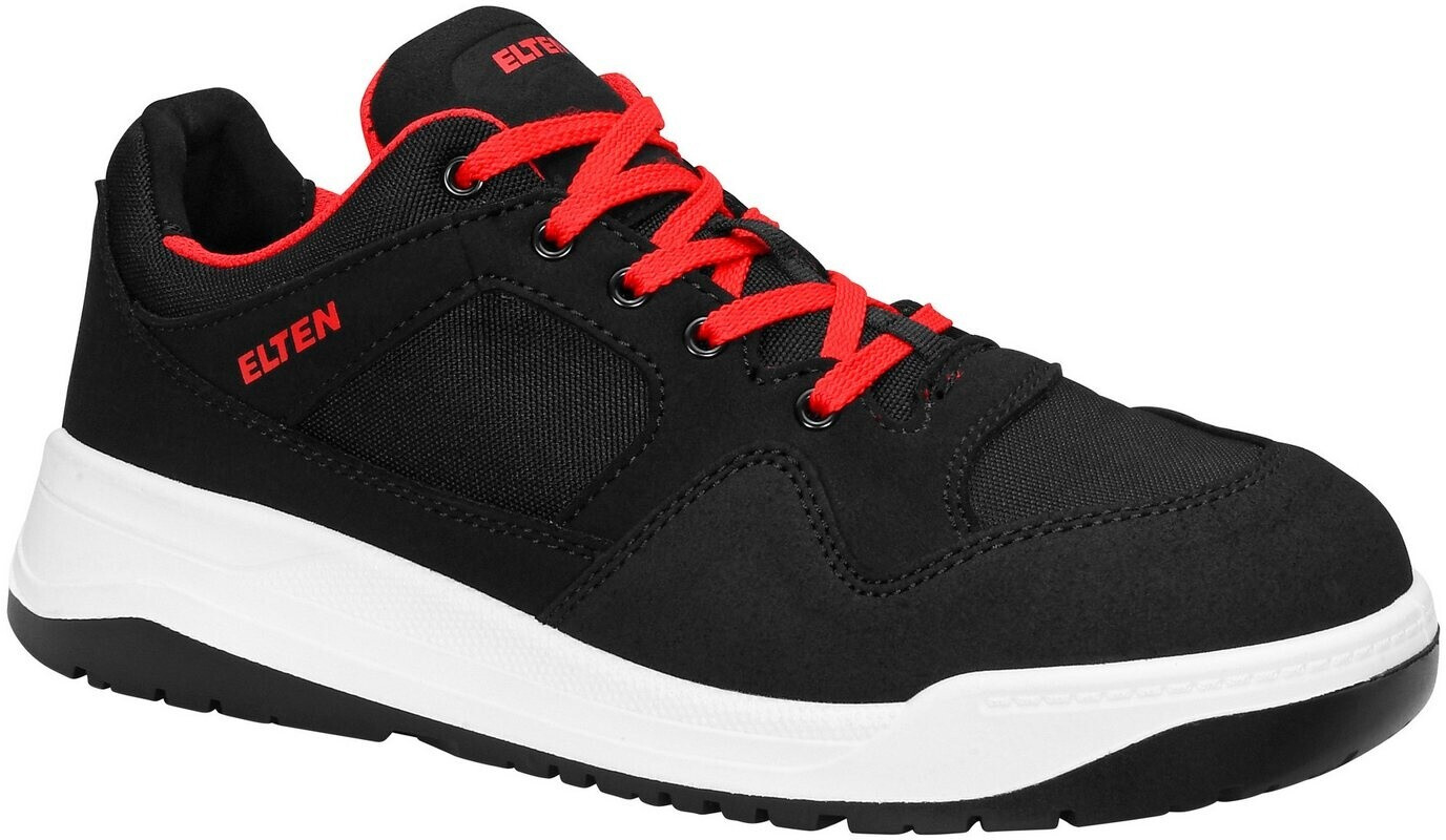 LTEN MAVERICK Red Low ESD S3 - Scarpe Antinfortunistiche Basse Taglia 38-48, Stile Basket, Puntale Acciaio, Senza Pelle