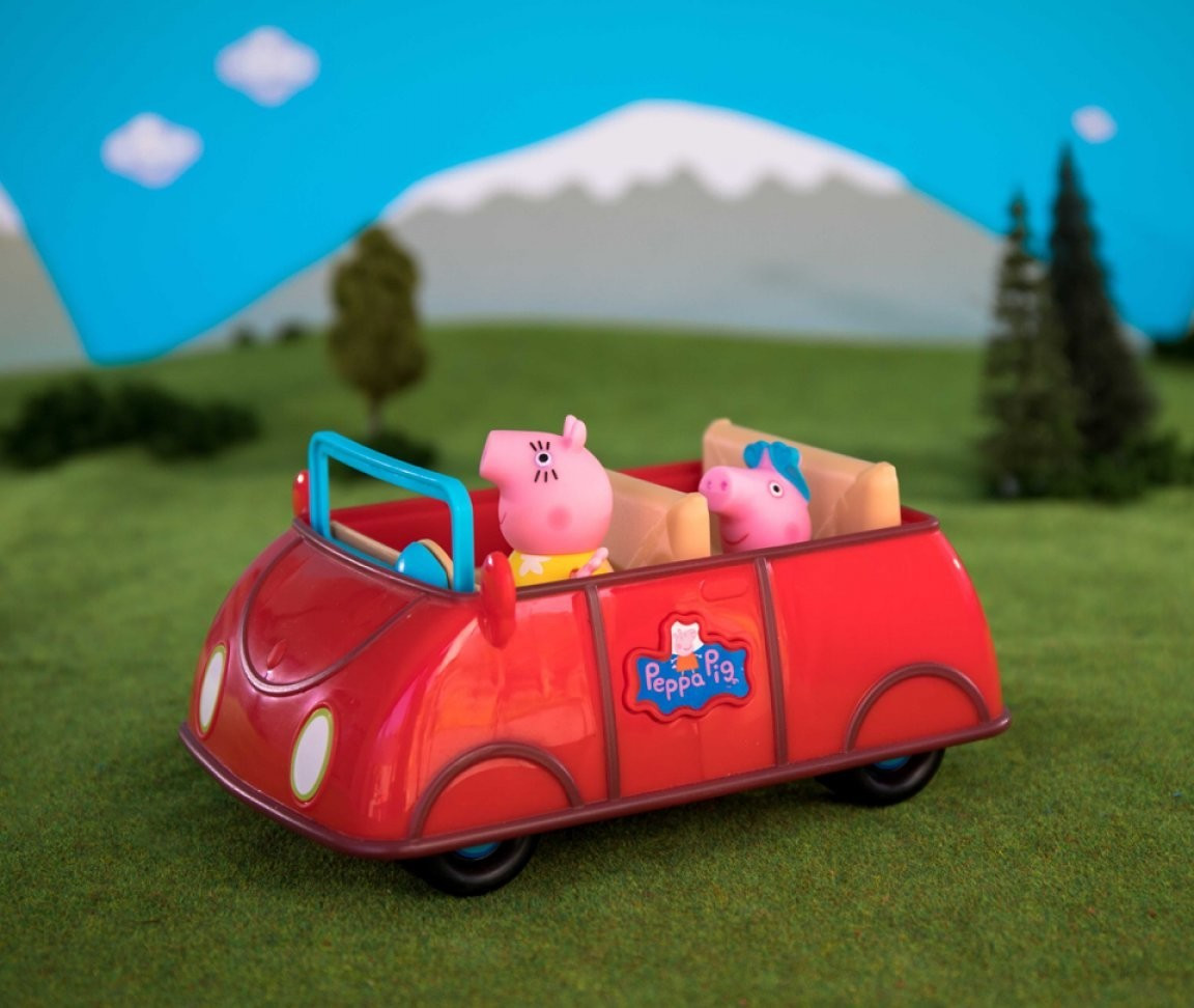 Jazwares Peppa Pig Mini Red Car