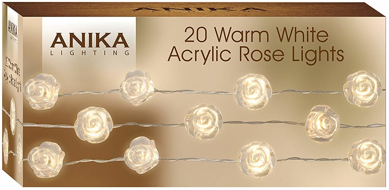 Anika Acrylic Rose String Lights