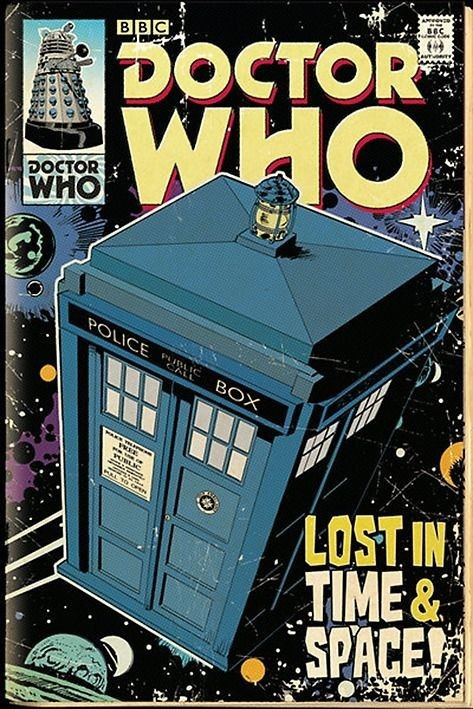 GB Eye Doctor Who Tardis Large Wall Poster