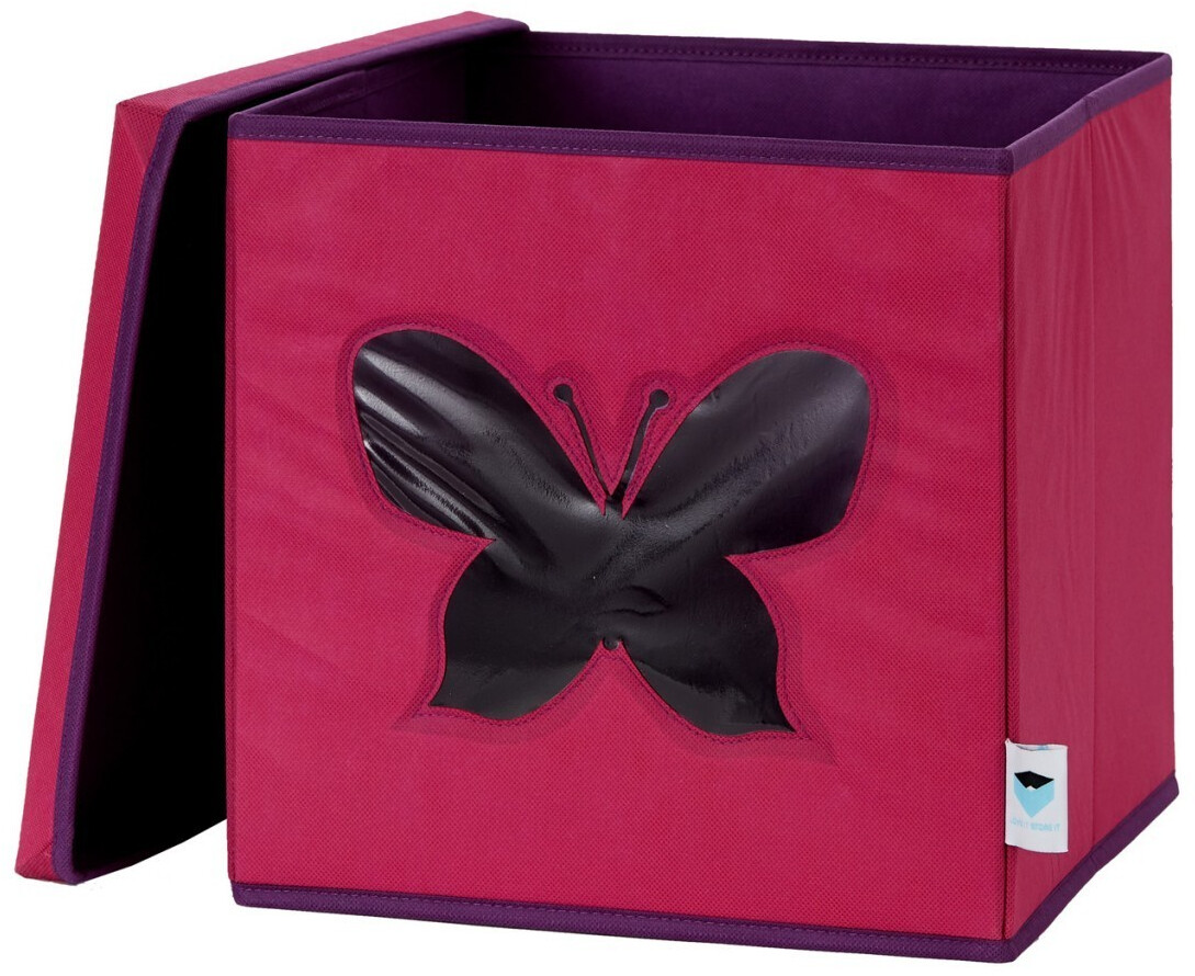LOVE !T STORE !T Storage Box with Window 30x30x30cm Butterfly