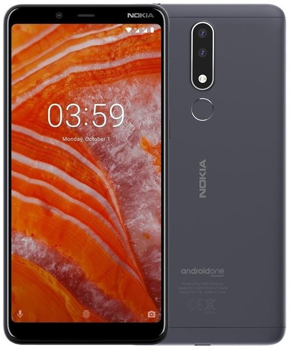 Nokia 3.1 Plus 16 Go 2 Go gris
