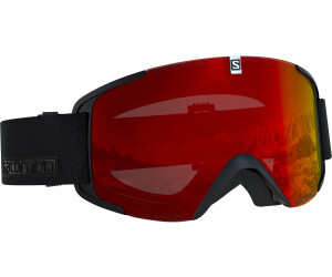 Salomon XView Access Herren-Goggle Skibrille Snowboardbrille Acid Lime/Mid Red 