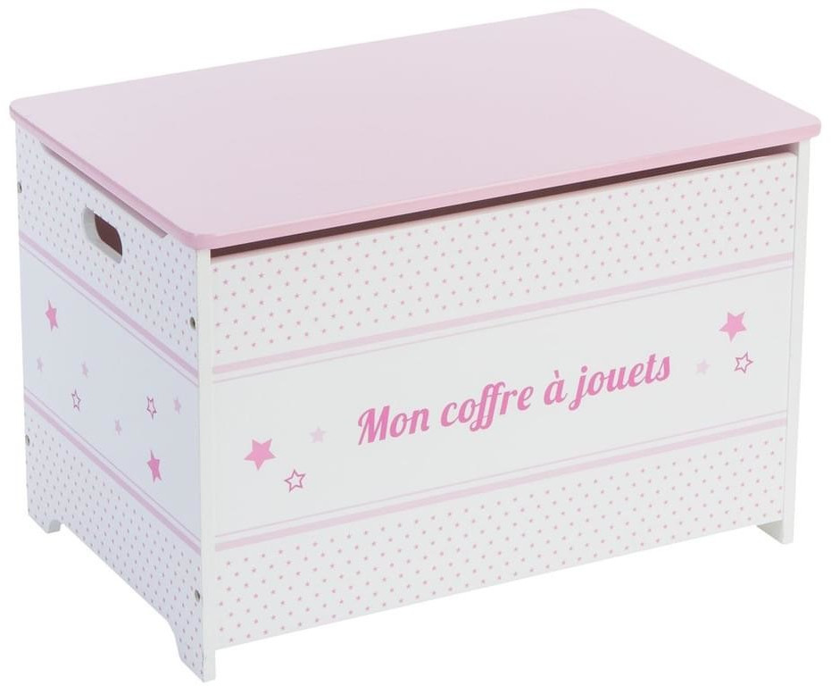 Atmosphera Mon coffre à jouets rose