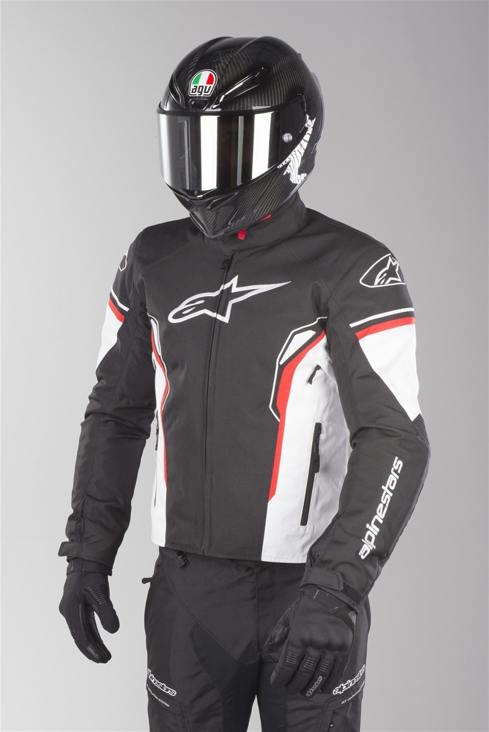 Chaqueta ALPINESTARS T-SP-1 Waterproof Black / White / Red