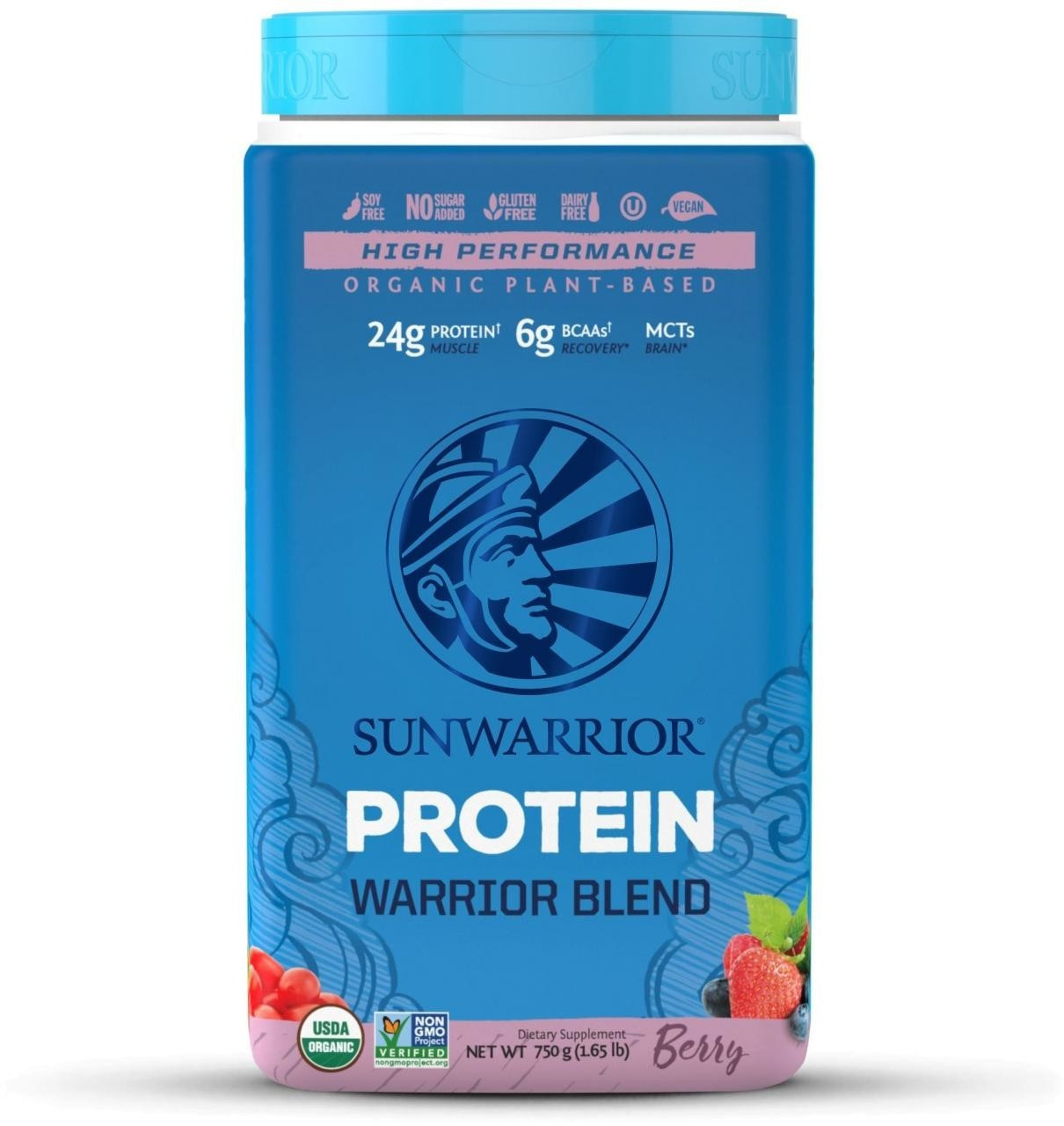 Sunwarrior Blend Raw Protein 750g Berry